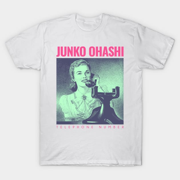 Junko Ohashi - Citypop Girl T-Shirt by fuzzdevil